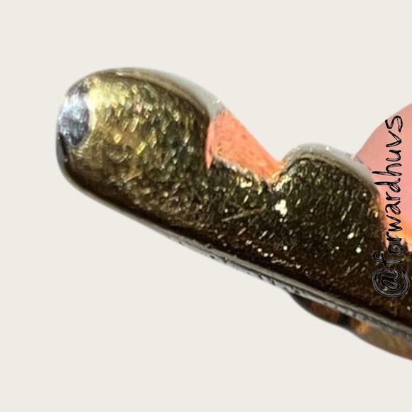 Vintage Gold-Tone Brooch with Faux Pearls - Picture 7 of 8